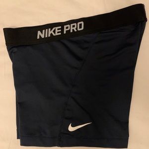 Nike Spandex Dark Navy Blue Medium